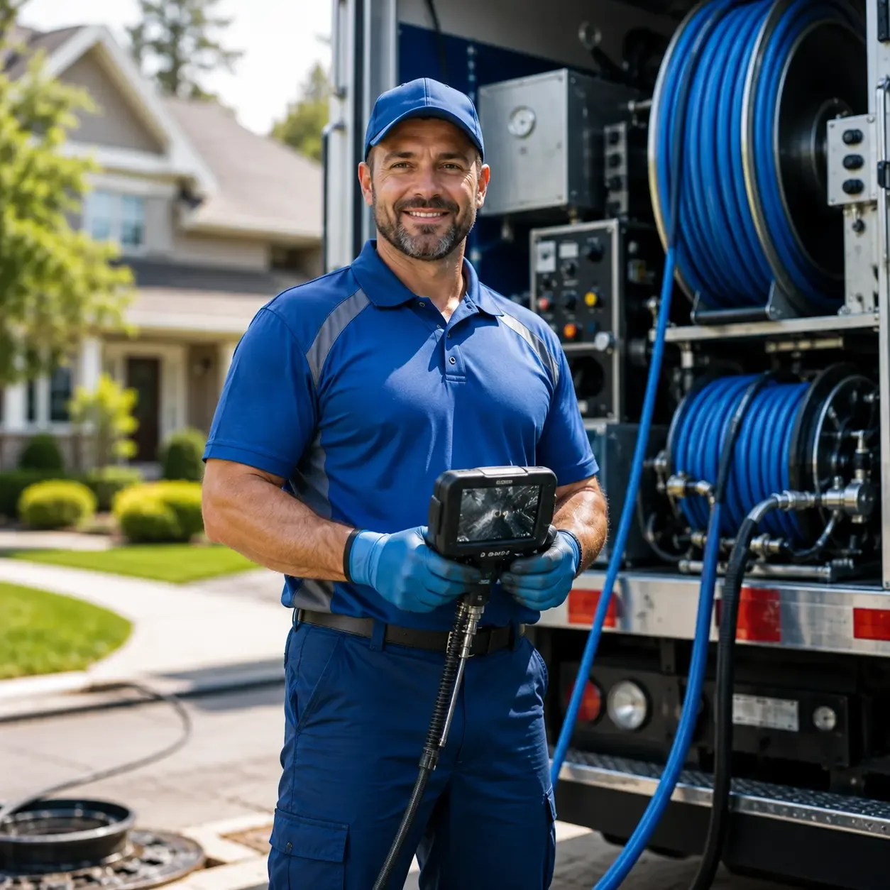 Local outdoor drain cleaning specialists in Higgins Lake, MI